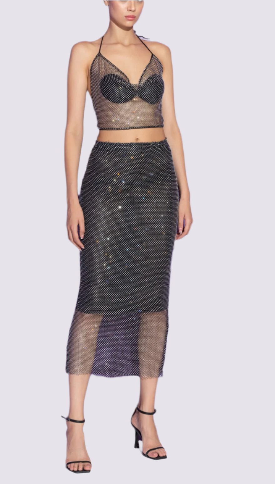 EMBELLISHED NET SKIRT *coming soon*