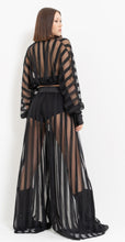 Load image into Gallery viewer, SHEER  BLOUSE WIDE LEG SET
